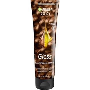 Garnier Olia Gloss – maska wzmacniająca kolor do odcienia „Cowboy Copper Brown”, 150 ml