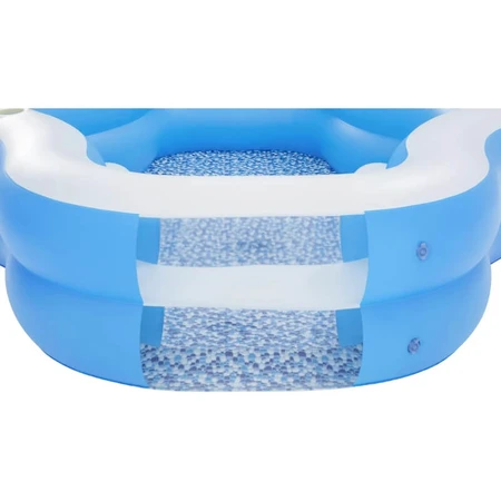Bestway Aufblasbarer Pool mit transparentem Fenster, 270 x 198 x 51 cm