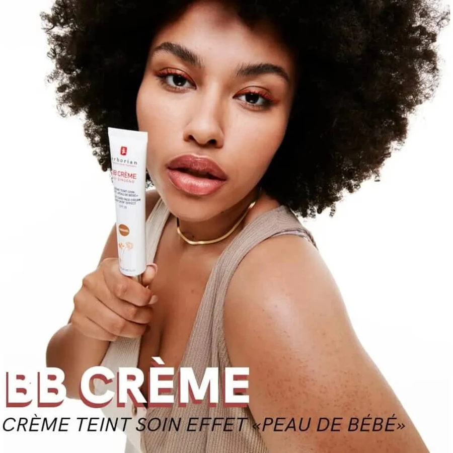Erborian Ginseng BB Cream – Koreanische getönte Feuchtigkeitscreme LSF 20, 40 ml – Doré