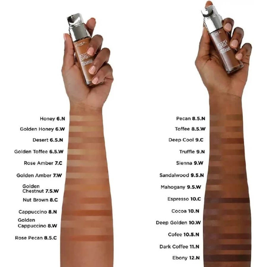 L'oreal paris Accord parfait fond de teint - fondotinta fluido - n. 4n beige