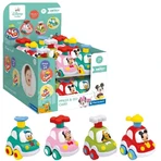 Disney Press &amp; Go - Duwauto voor kinderen, diverse kleuren