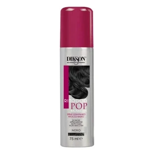 Dikson Pop Root Touch-Up – spray do natychmiastowego pokrycia odrostów na czarno, 75 ml