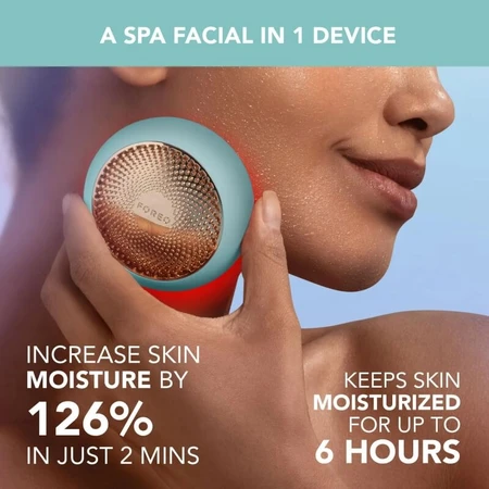 Foreo UFO 3 – 5-in-1-Gerät für intensive Feuchtigkeitsversorgung der Gesichtshaut – Arctic Blue