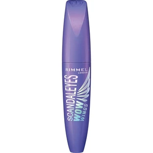 Rimmel ScandalEyes Wow Wings - Máscara de pestañas voluminizadora n.º 001, negra