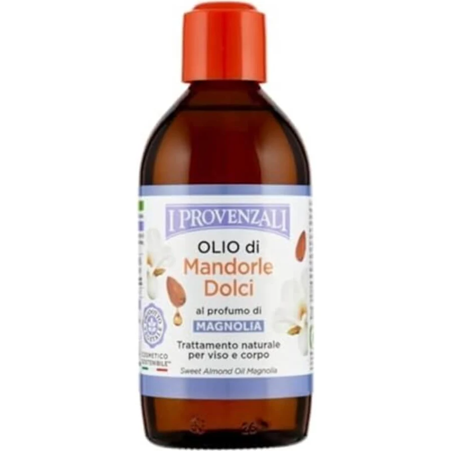Aceite de almendra dulce I Provenzali con aroma a magnolia, 200 ml