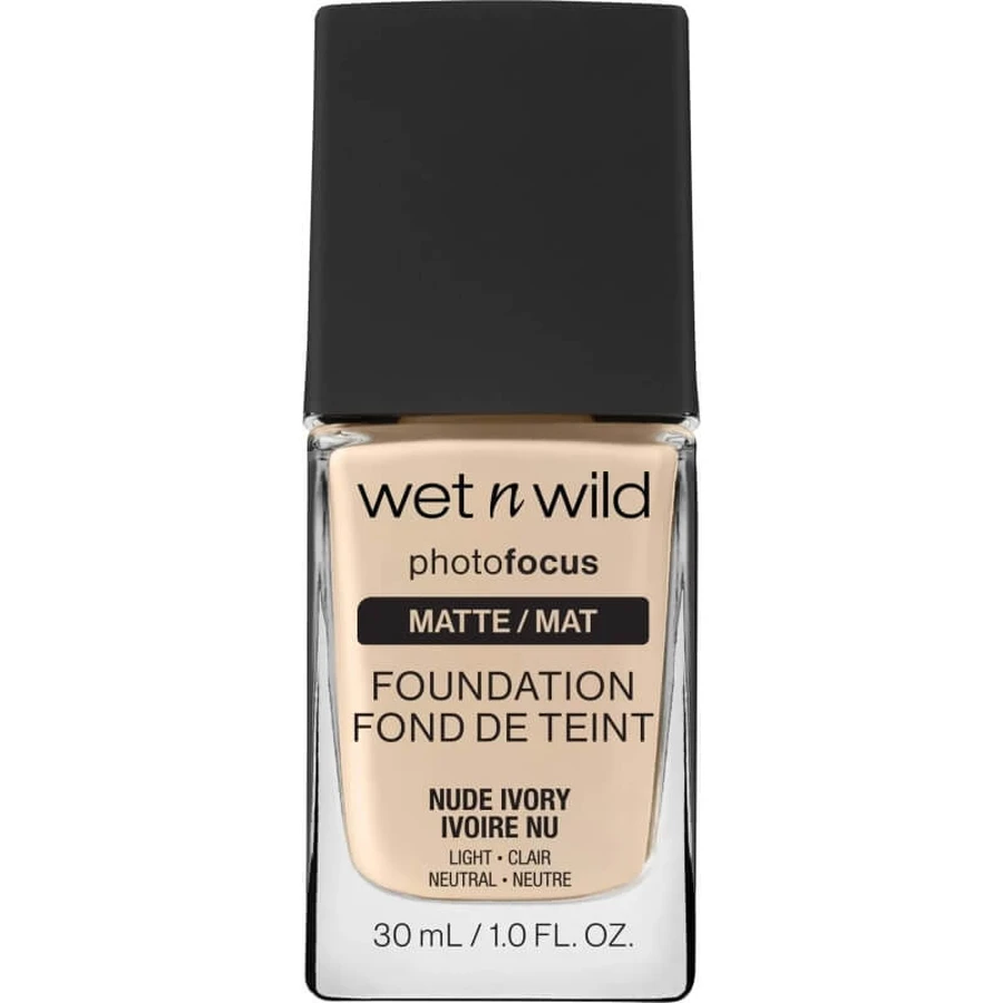 Wet n Wild Photofocus Foundation - Vloeibare foundation - Nude Ivory