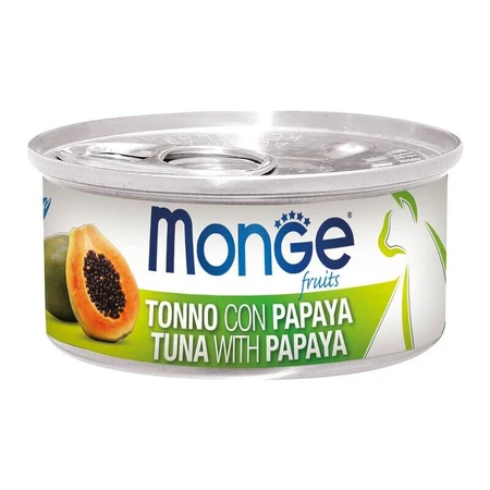 Monge Fruits Tuna with Papaya - Complete Cat Food, 80 g