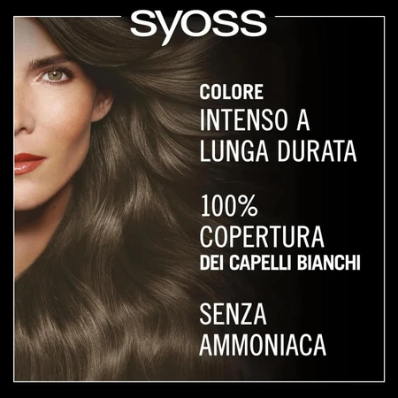 Syoss Oleo Intense Haarfarbe – Permanente Haarfarbe Nr. 5-54 Aschbraun