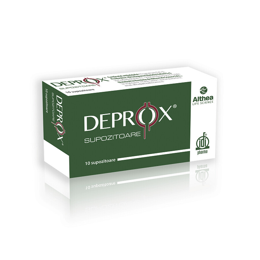 Deprox suppositoires, 10 pièces, Althea Life Science Évaluations