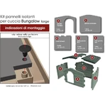 Bama Pet Kit: isolatiepanelen voor het grote bungalow-hondenhok