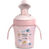Suavinex My Family Learning Cup +6m - 200 ml drinkbeker - roze