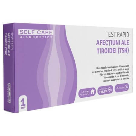 Test rapide Troubles thyroïdiens (TSH), 1 pièce, Veda Lab