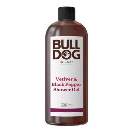 Bulldog Black Pepper &amp; Vetiver Shower Gel - Men's Shower Gel, 500 ml