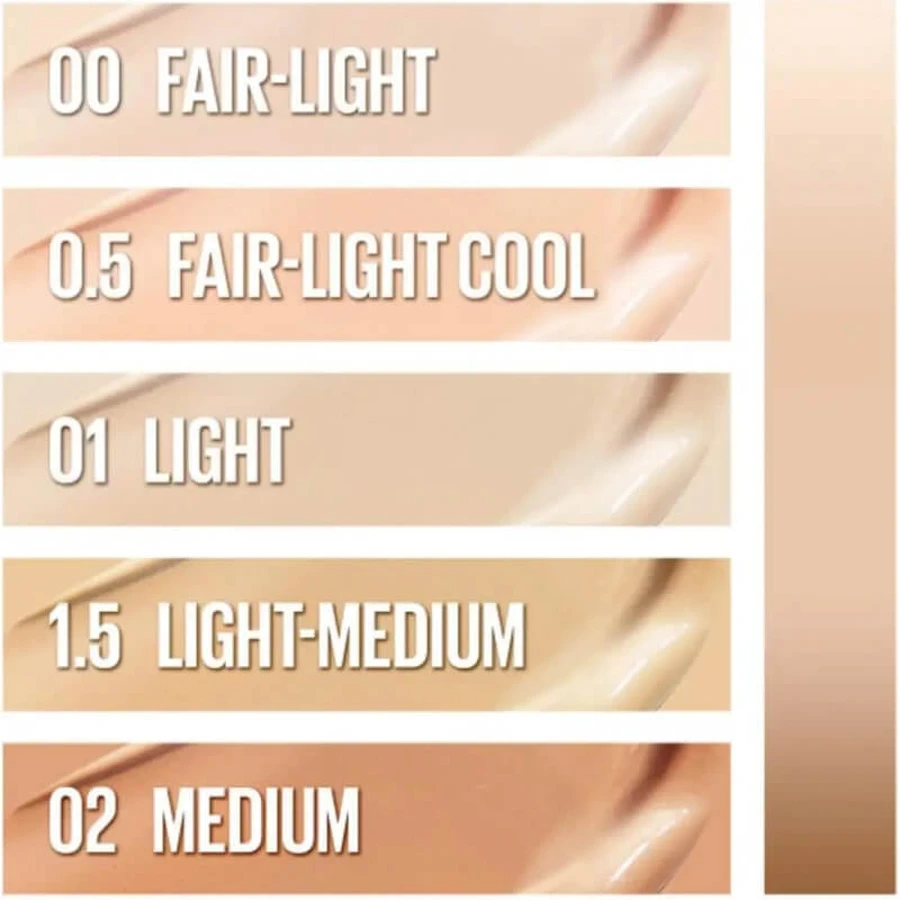 Maybelline Instant Age Rewind Perfector 4-w-1 Glow Makeup – rozświetlający podkład – nr 0.5 Fair Light Cool: ceny i cechy