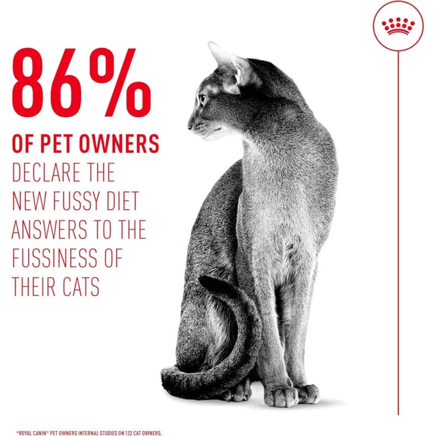 Royal Canin Fussy Exigent – Alleinfuttermittel für erwachsene Katzen mit sehr wählerischem Appetit, 2 kg