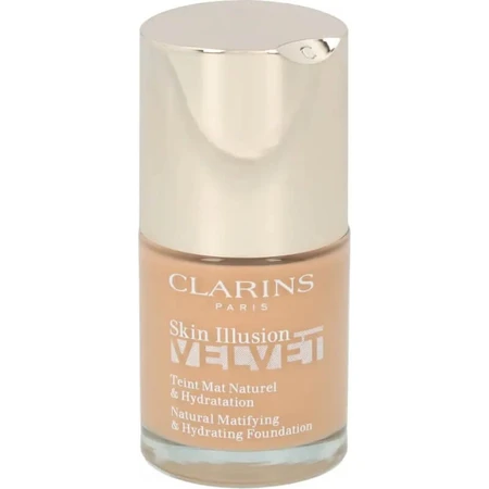 Clarins Skin Illusion Velvet – podkład w płynie – nr 112C Amber: ceny i cechy