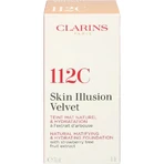 Clarins Skin Illusion Velvet – podkład w płynie – nr 112C Amber: ceny i cechy