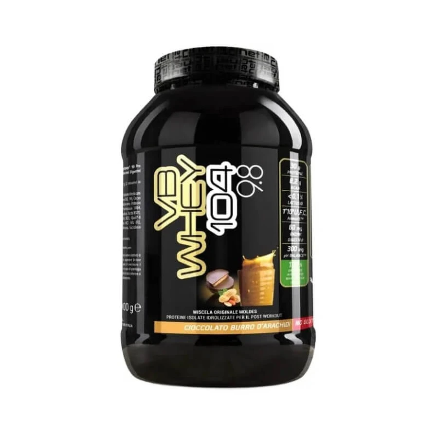 Moldes Net VB Whey 104 9,8 – masło orzechowe i czekolada – odżywka białkowa w proszku, 900 g: ceny i cechy