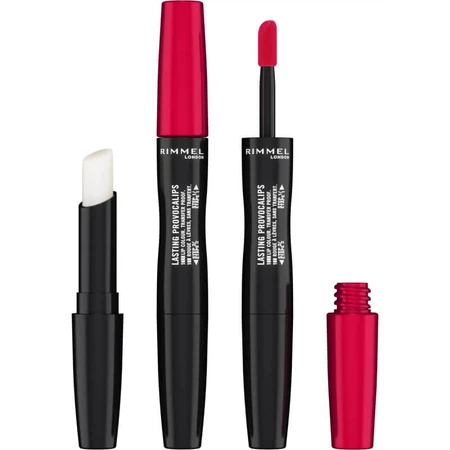 Rimmel Provocalips - Rouge à lèvres liquide en deux étapes n° 500 « Kiss the Town Red »