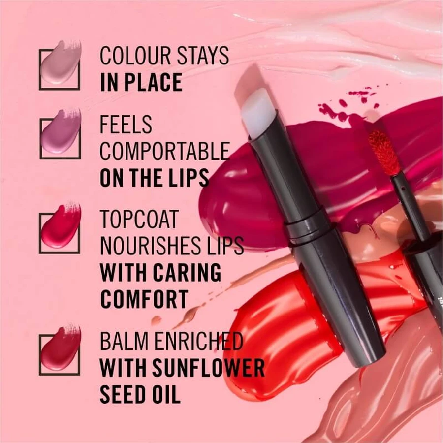 Rimmel Provocalips - Rouge à lèvres liquide en deux étapes n° 500 « Kiss the Town Red »