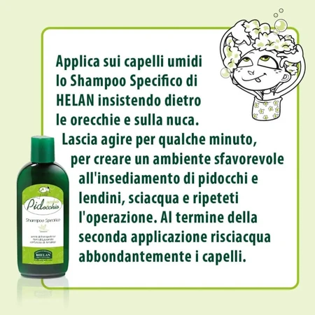Helan Occhio al pidocchio – șampon anti-păduchi 200 ml