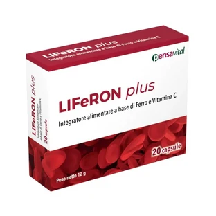 Liferon Plus 20 capsules - iron and vitamin C supplement
