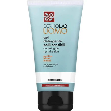 Deborah Uomo - Everyday Box with 150 ml facial cleansing gel + 50 ml moisturizer + pouch