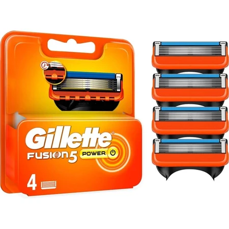 Gillette Fusion Power 5 - 4 vervangingsmesjes