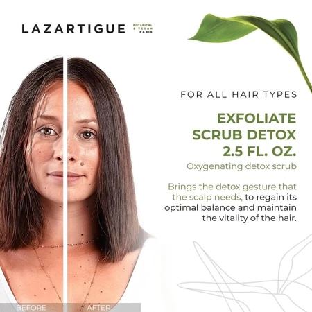 Lazartigue Exfoliate – żel złuszczający do stosowania przed myciem włosów, 75 ml: ceny i cechy