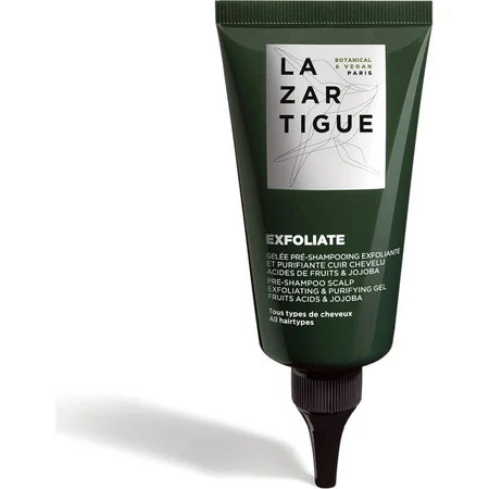 Lazartigue Exfoliate – żel złuszczający do stosowania przed myciem włosów, 75 ml: ceny i cechy