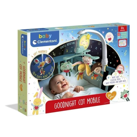 Clementoni Goodnight Spieluhr – Leuchtendes Mobile für das Kinderbett