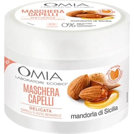 Omia Laboratoires Mască delicată pentru păr cu migdale din Sicilia 250 ml