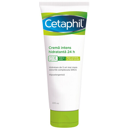 Cetaphil Crème de jour hydratante intensive, 220 ml, Galderma