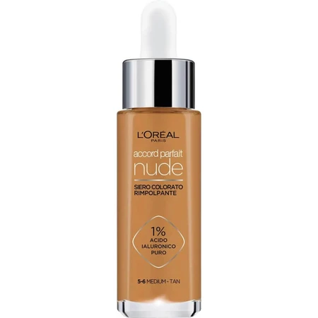 L'Oréal Paris Accord Parfait Nude - Sérum teinté repulpant - N° 5-6 Brun moyen