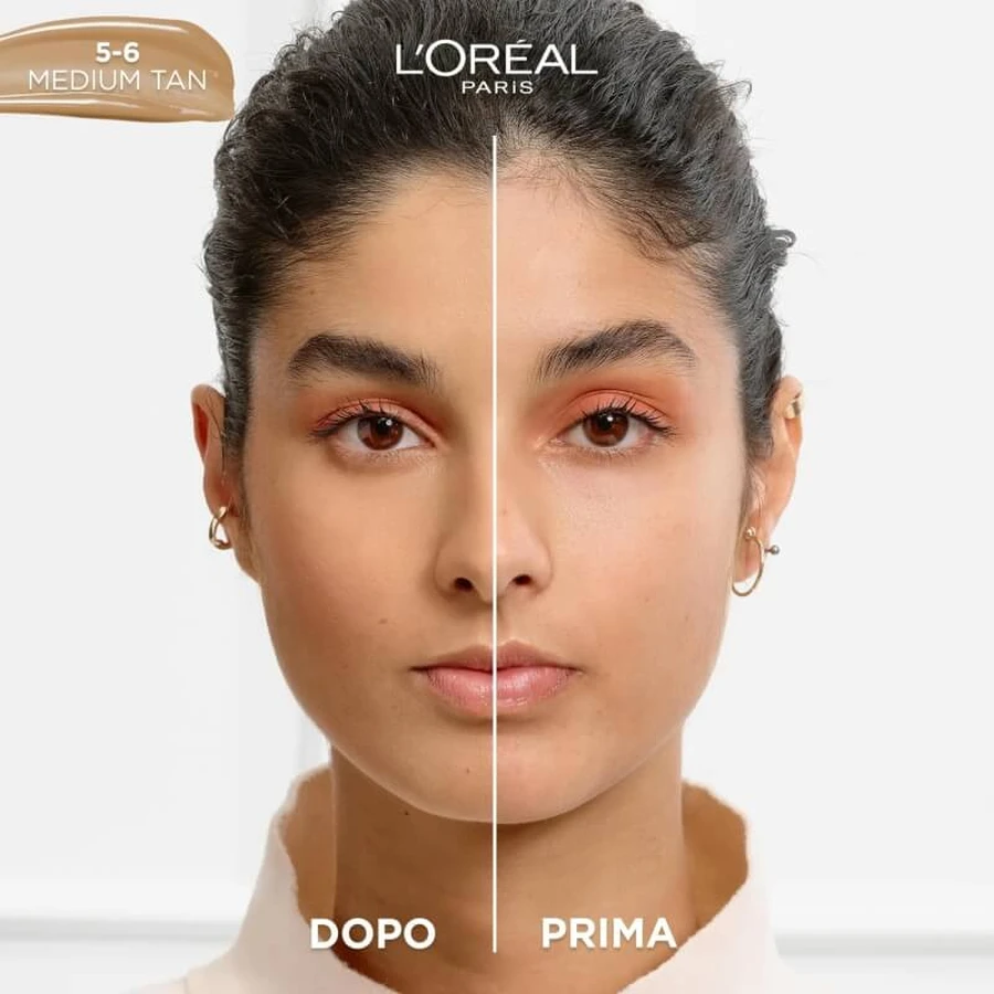L'Oréal Paris Accord Parfait Nude - Sérum teinté repulpant - N° 5-6 Brun moyen