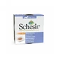 Schesir Filets de thon et petits pois - Nourriture humide pour petits chiens adultes, 85 g