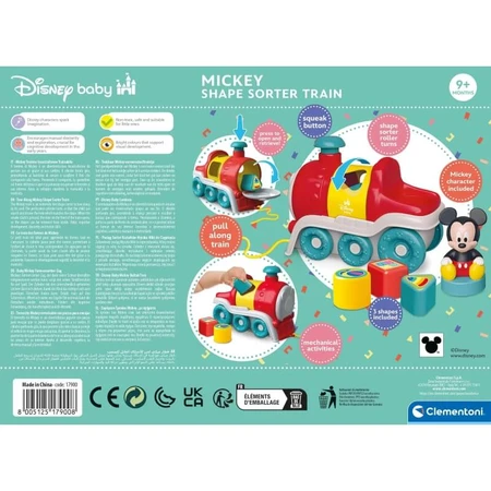 Clementoni Disney Baby - Trein met Mickey-vormpjes