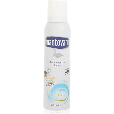 Mantovani Classic Gardenia - Desodorante en spray, 150 ml