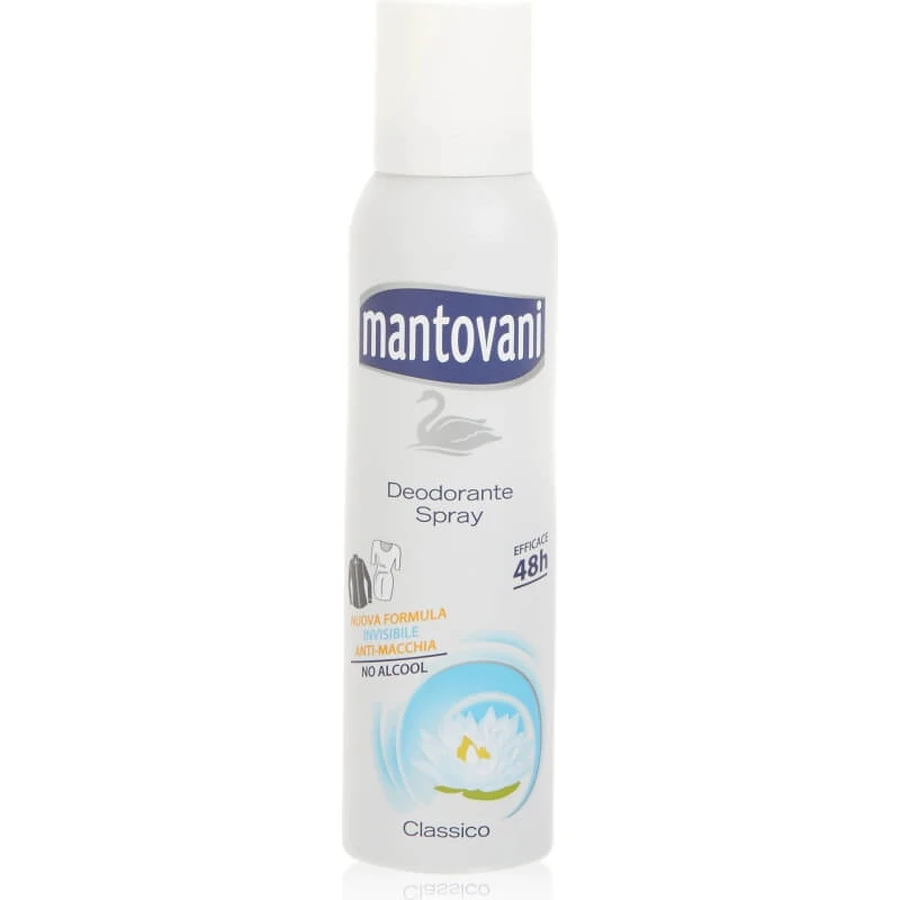 Mantovani Classic Gardenia - Desodorante en spray, 150 ml
