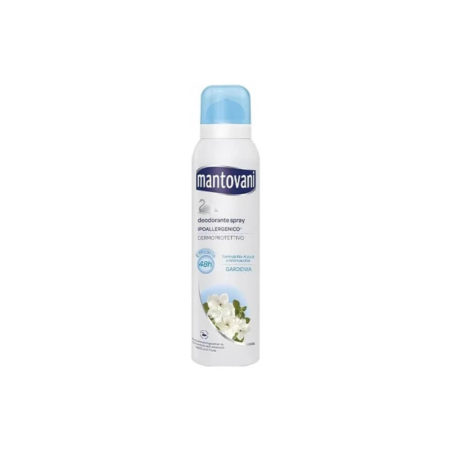 Mantovani Classic Gardenia - Desodorante en spray, 150 ml