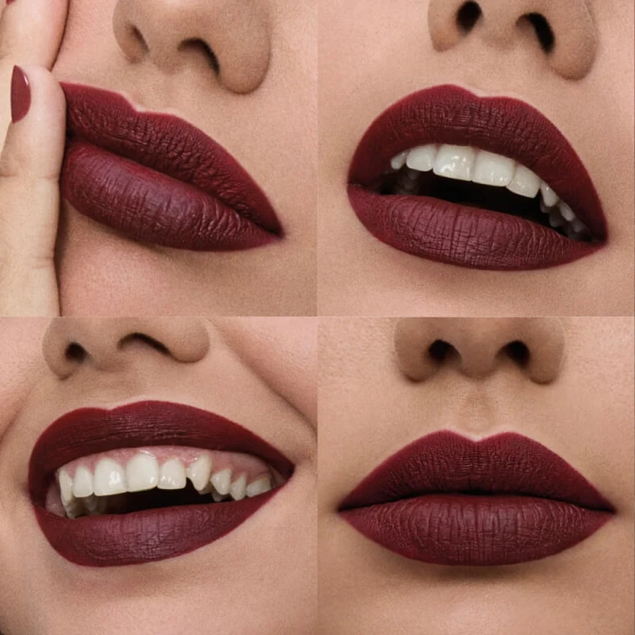 Veralab Overskin Kiss Code - Matte Liquid Lipstick No. 05 Deep Burgundy