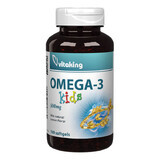 Omega 3 natuurlijke kinderen 100 cps gelatineachtig, Vitaking 