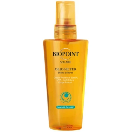 Biopoint Hair Sun Protection Spray with Oil Filter for Smooth, Shiny Hair, 100 ml