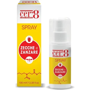 Larus pharma Cer’ 8 – spray repelent împotriva căpușelor și țânțarilor, 100 ml