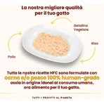 Almo Nature HFC Hühner-Gelee – Ergänzendes Nassfutter für Katzen, 55 g