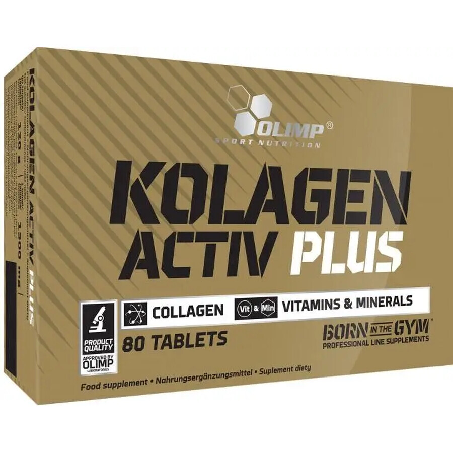 Kolagen Activ Plus 80 comprimés à croquer, Olimp Labs
