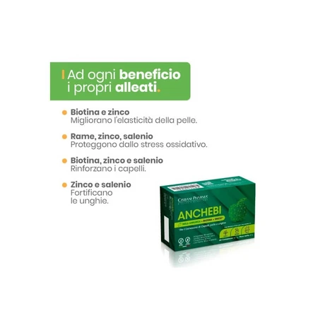 Anchebi 60 tabletten - voedingssupplement voor sterk haar en sterke nagels
