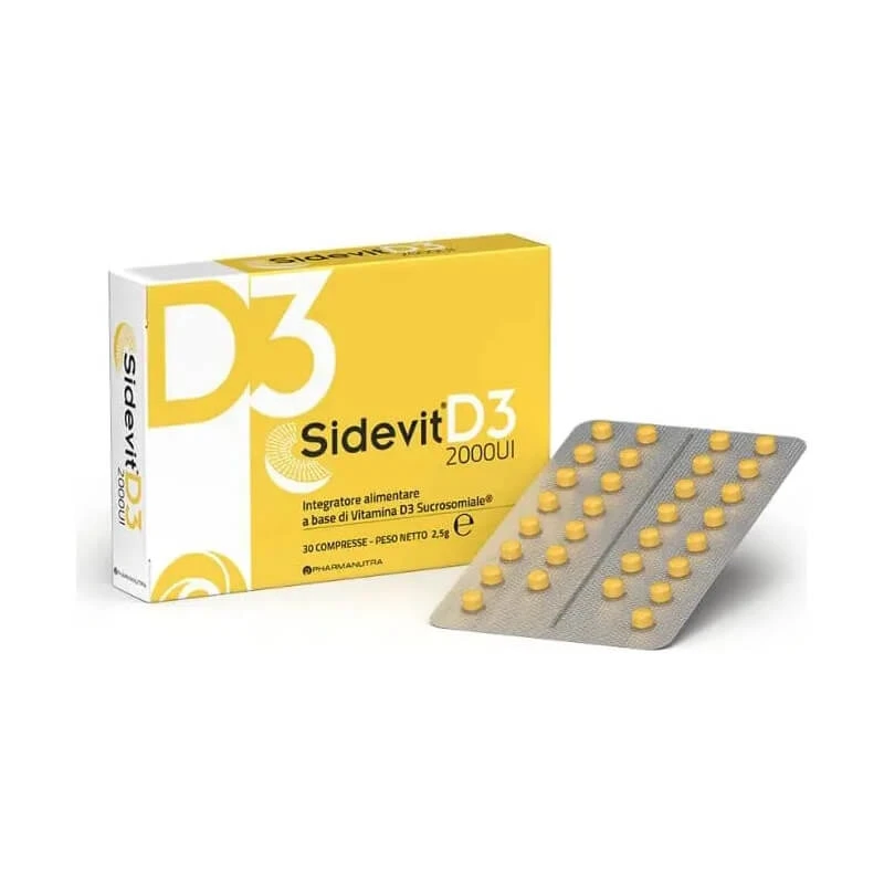 Sidevit D3 2000 IE, 30 tabletten - Vitamine D3-supplement