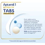 Aptamil Nutribiotik tabs 1 – preparat dla niemowląt w wieku 0–6 miesięcy, 21 saszetek: ceny i cechy