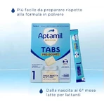 Aptamil Nutribiotik tabs 1 – preparat dla niemowląt w wieku 0–6 miesięcy, 21 saszetek: ceny i cechy